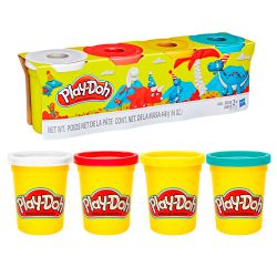 PLAY-DOH PÂTE À MODELER - ENSEMBLE DE 4 POTS CLASSIQUES ASST